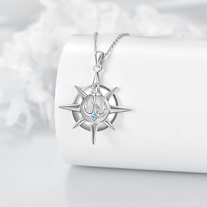 美品　vasco ANCHOR COMPASS NECKLACE SILVER 美品 vasco ANCHOR COMPASS NECKLACE SILVER Victorian Compass